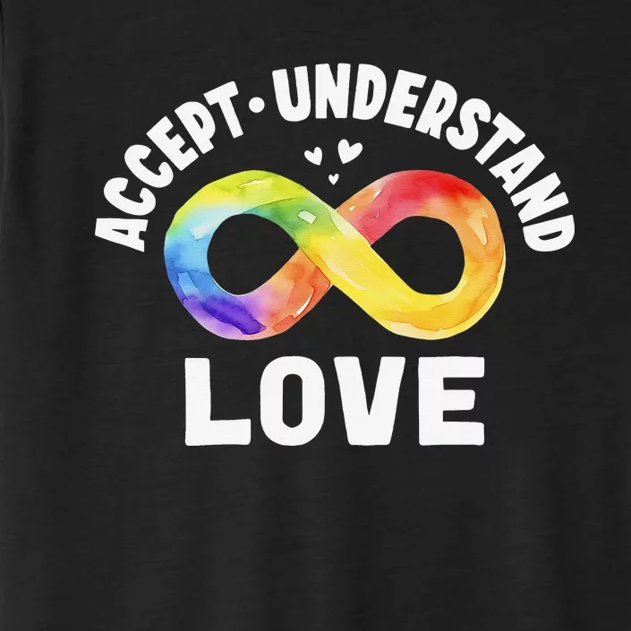 Accept Understand Love Autism Awareness ASD Infinity Symbol ChromaSoft Performance T-Shirt