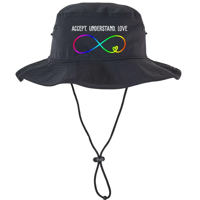 Accept Under Love Neurodiversity Autism Rainbow Legacy Cool Fit Booney Bucket Hat