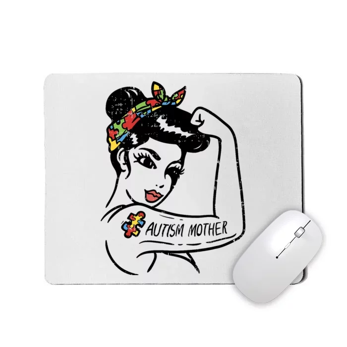 Autism Unbreakable Mother Mom Autistic Awareness Women Mousepad