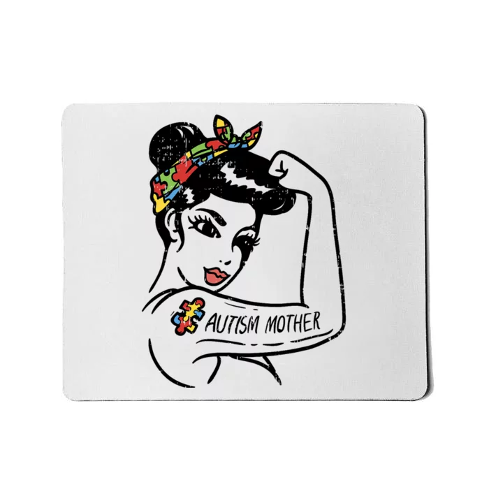 Autism Unbreakable Mother Mom Autistic Awareness Women Mousepad