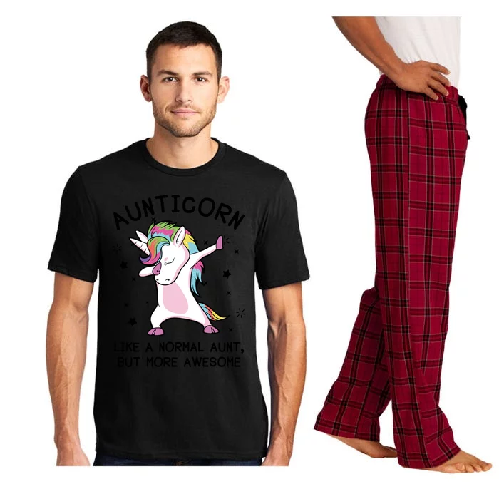 Aunt Unicorn Meaningful Gift Aunticorn Awesome Unicorn Aunt Gift Pajama Set