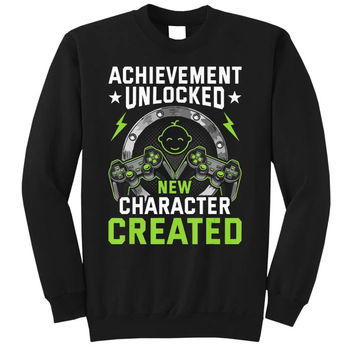 Achievement Unlocked New Character Created Video Gamer Sweatshirt