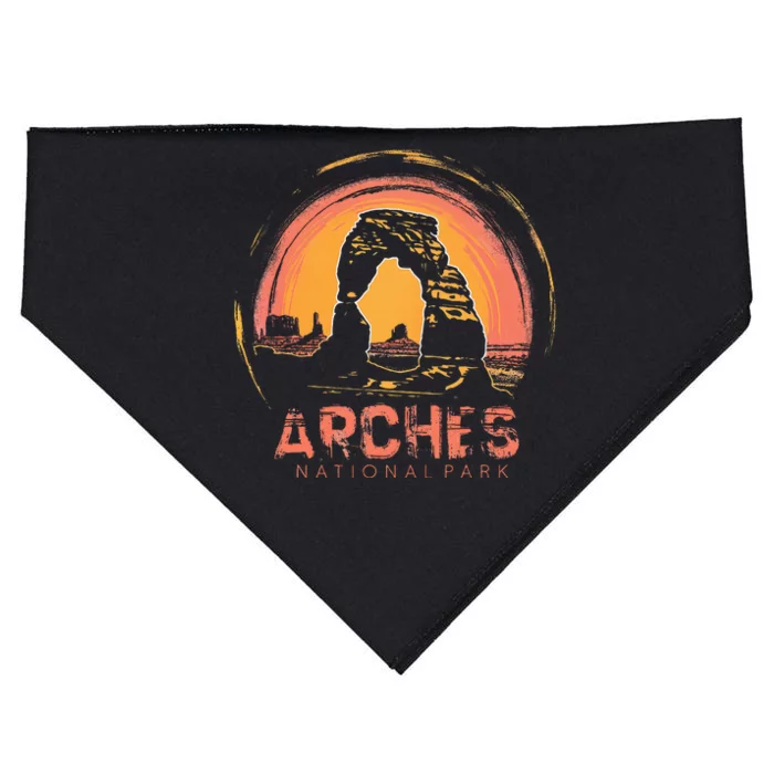 Arches Us National Park Utah Vintage USA-Made Doggie Bandana