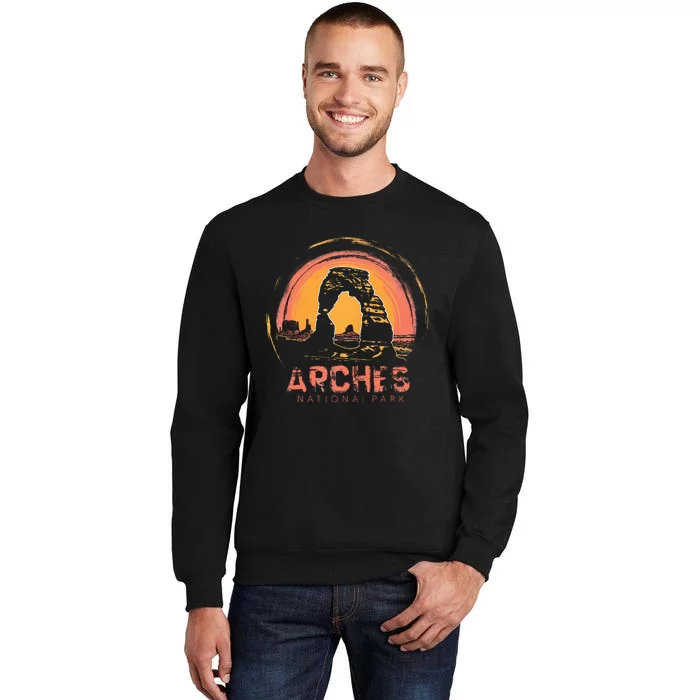 Arches Us National Park Utah Vintage Tall Sweatshirt