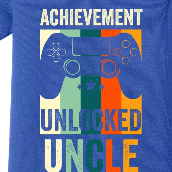 Achievet Unlocked New Uncle Gift For Gamers Gift Baby Bodysuit