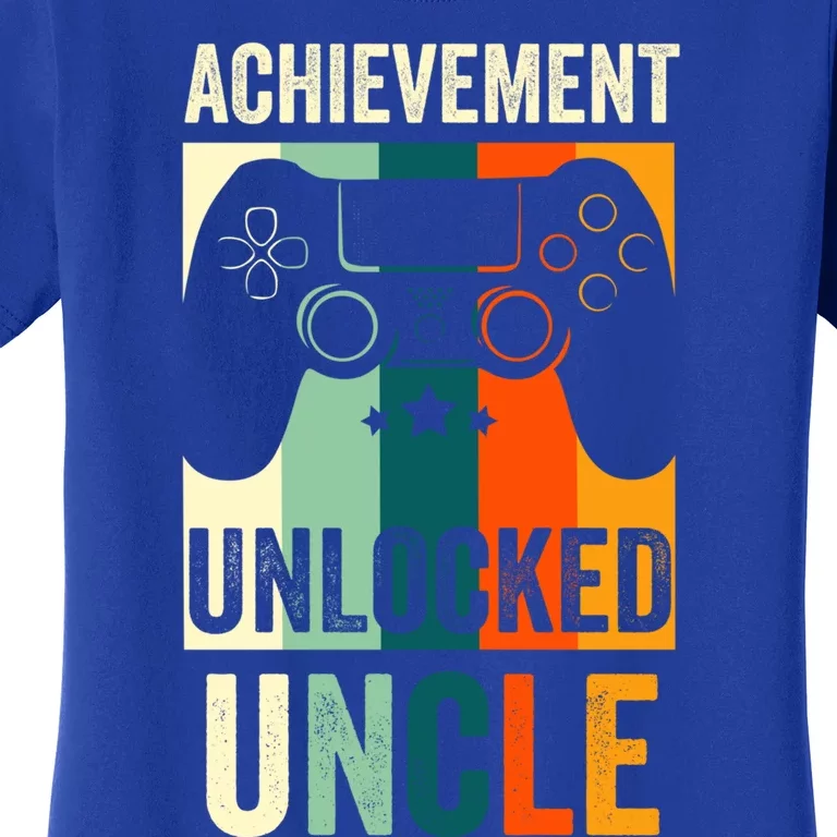 Achievet Unlocked New Uncle Gift For Gamers Gift Women's T-Shirt