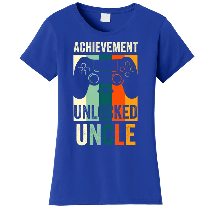 Achievet Unlocked New Uncle Gift For Gamers Gift Women's T-Shirt