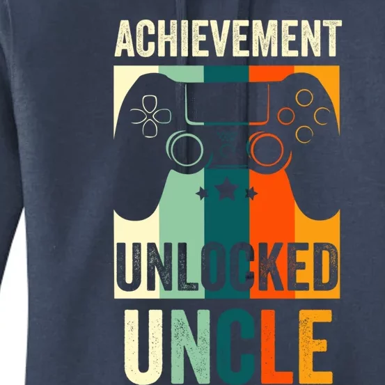 Achievet Unlocked New Uncle Gift For Gamers Gift Women's Pullover Hoodie