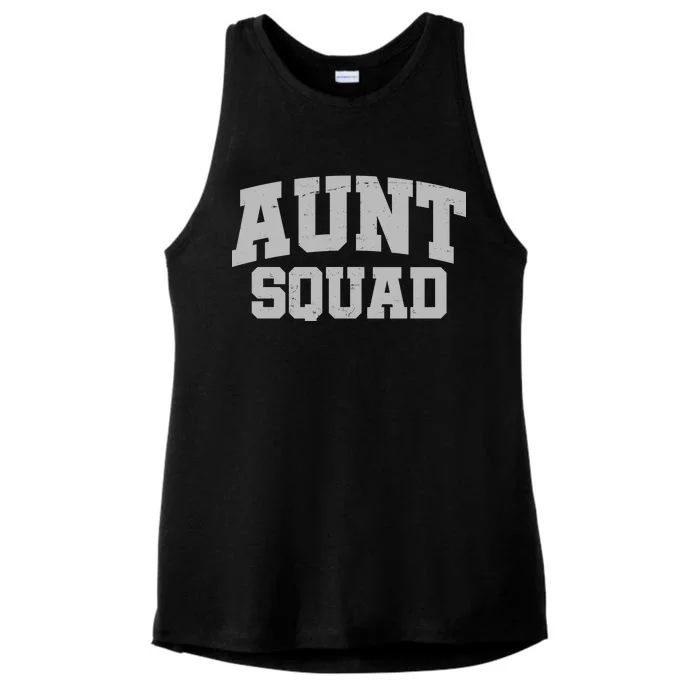 Aunt Squad Ladies Tri-Blend Wicking Tank