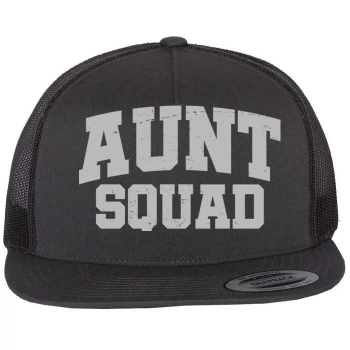 Aunt Squad Flat Bill Trucker Hat