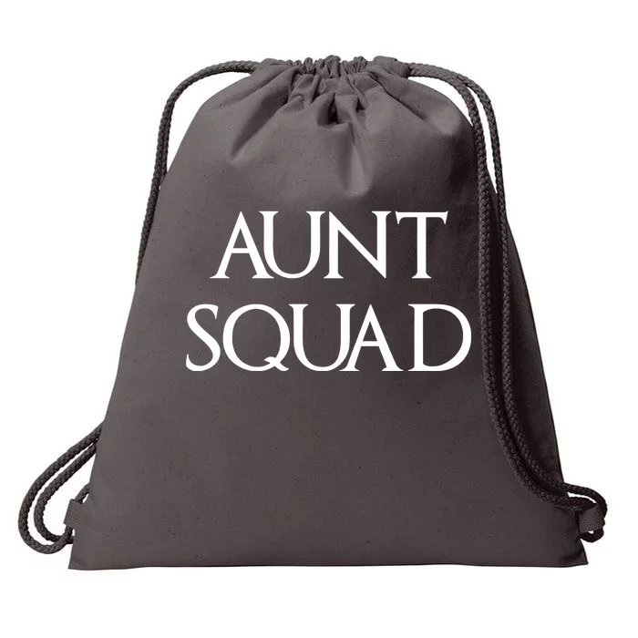 Aunt Squad Aunty to Be Drawstring Bag