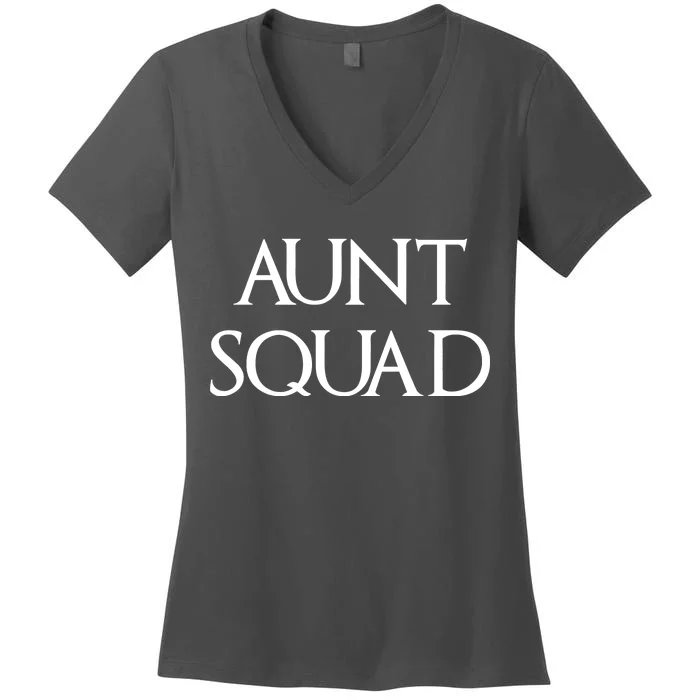 Aunt Squad Aunty to Be Women's V-Neck T-Shirt