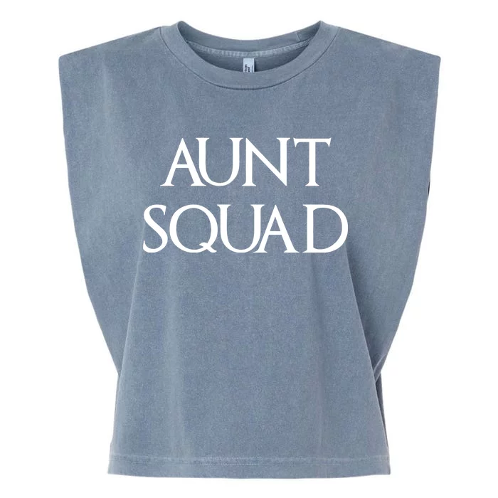 Aunt Squad Aunty to Be Garment-Dyed Women's Muscle Tee