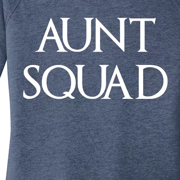 Aunt Squad Aunty to Be Women's Perfect Tri Tunic Long Sleeve Shirt