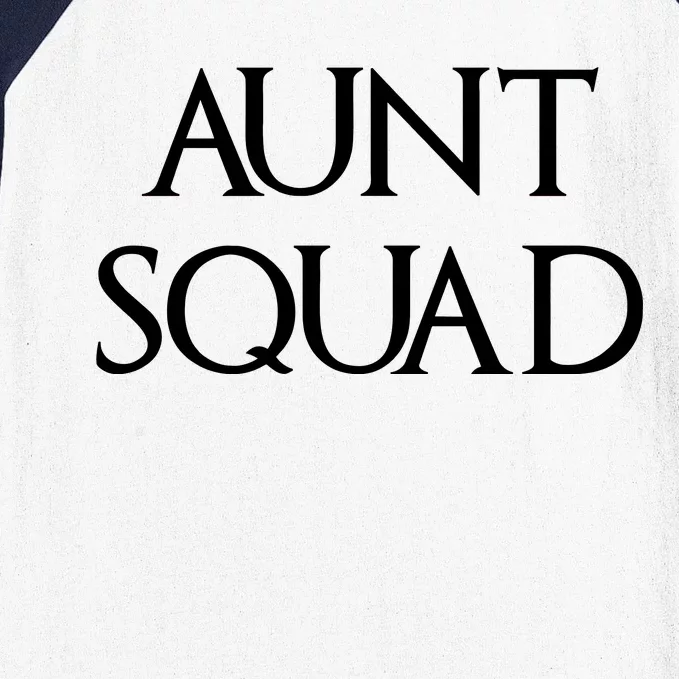 Aunt Squad Aunty to Be Baseball Sleeve Shirt