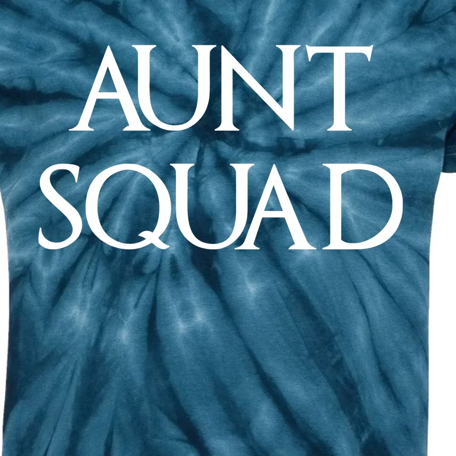 Aunt Squad Aunty to Be Kids Tie-Dye T-Shirt