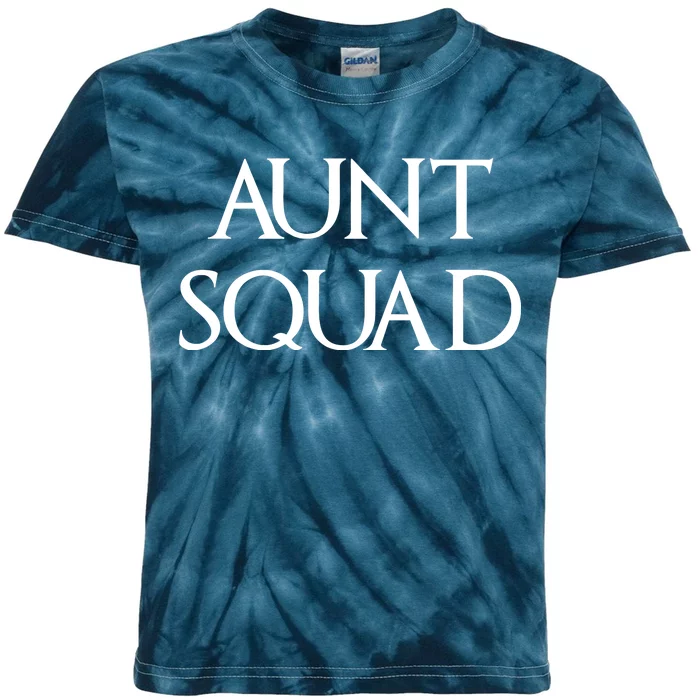 Aunt Squad Aunty to Be Kids Tie-Dye T-Shirt