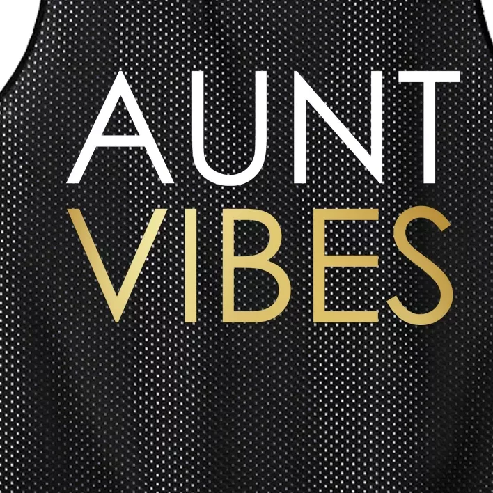 Aunt Vibes Mesh Reversible Basketball Jersey Tank