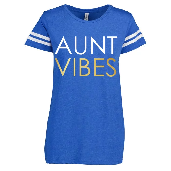 Aunt Vibes Enza Ladies Jersey Football T-Shirt