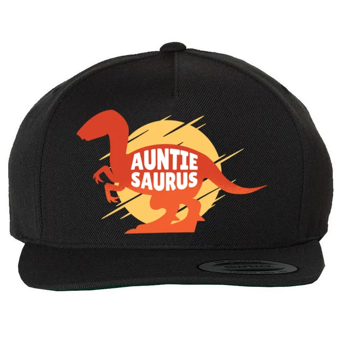 Auntie Saurus Wool Snapback Cap