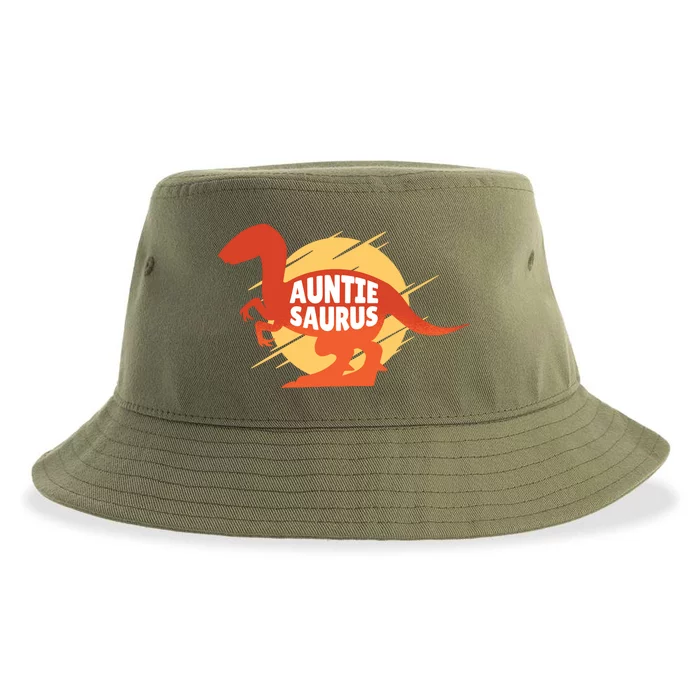 Auntie Saurus Sustainable Bucket Hat