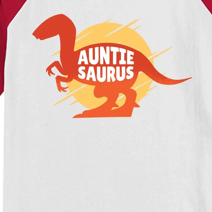 Auntie Saurus Kids Colorblock Raglan Jersey