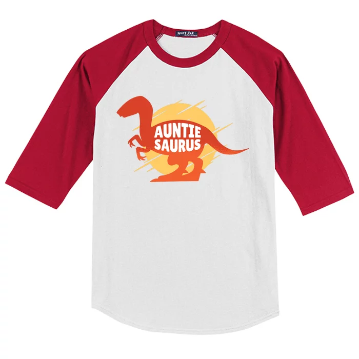 Auntie Saurus Kids Colorblock Raglan Jersey