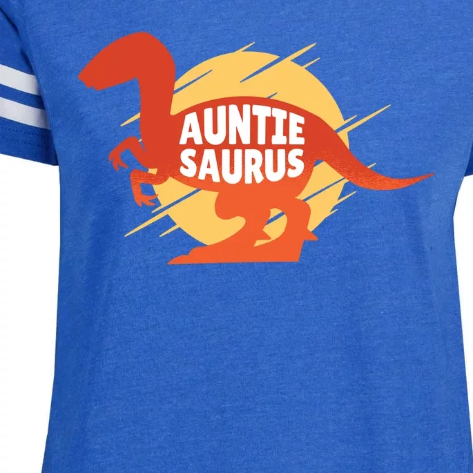 Auntie Saurus Enza Ladies Jersey Football T-Shirt