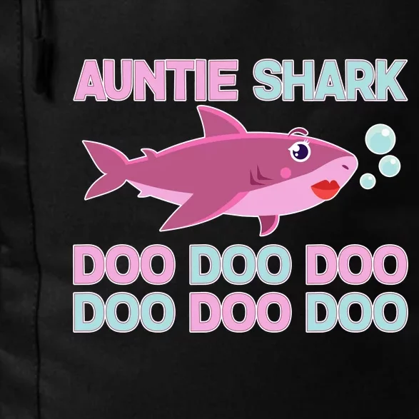 Auntie Shark Doo Doo Doo Daily Commute Backpack