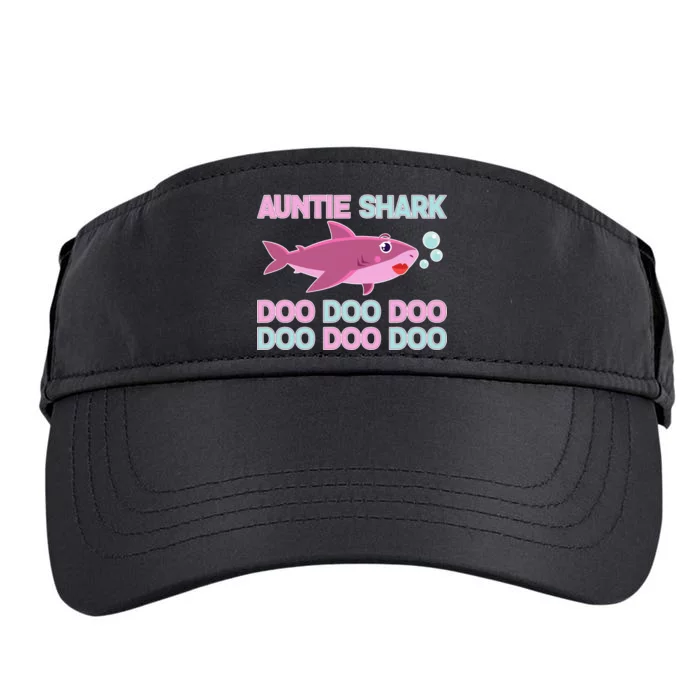 Auntie Shark Doo Doo Doo Adult Drive Performance Visor