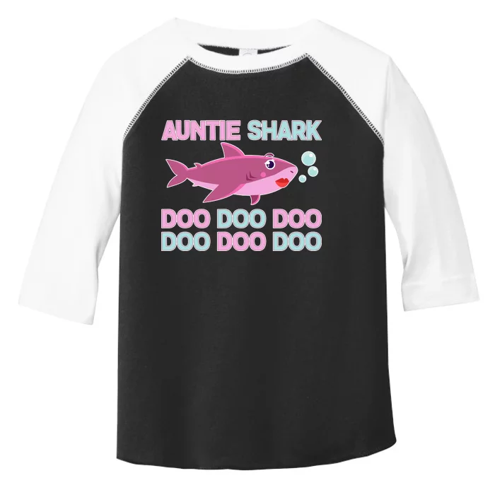 Auntie Shark Doo Doo Doo Toddler Fine Jersey T-Shirt