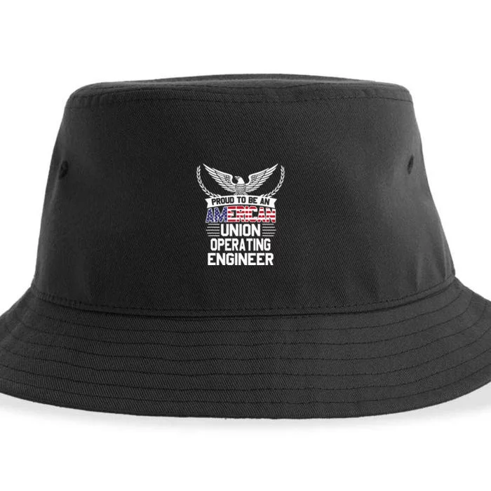 American Union Operating Engineer Pride Sustainable Bucket Hat