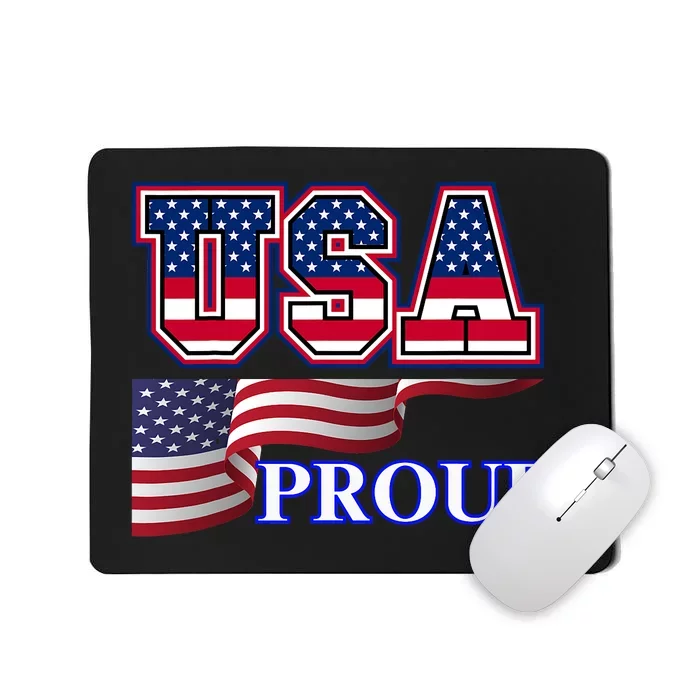 Adult Usa Proud National American Flag Pride Mousepad