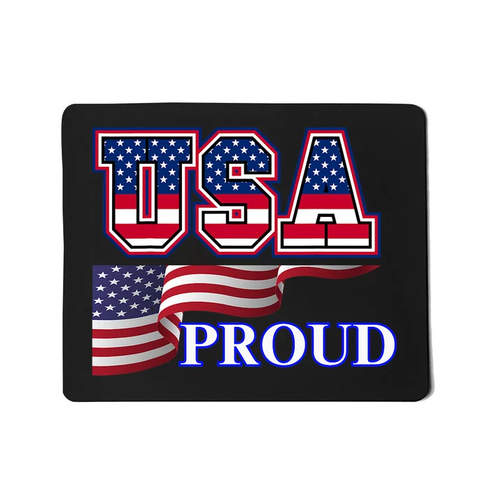 Adult Usa Proud National American Flag Pride Mousepad