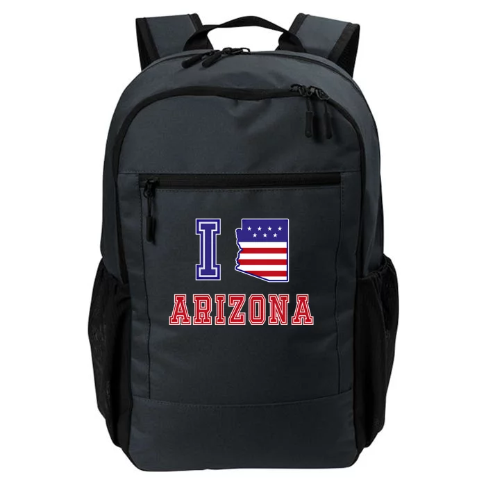 Arizona Usa Patriotic Usa Flag I Love Arizona Gift Daily Commute Backpack