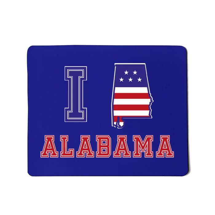 Alabama Usa Patriotic I Love Alabama Meaningful Gift Mousepad