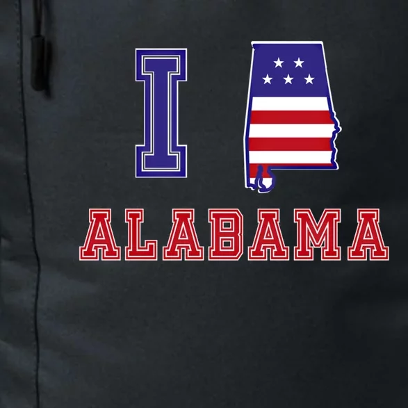 Alabama Usa Patriotic I Love Alabama Funny Gift Daily Commute Backpack