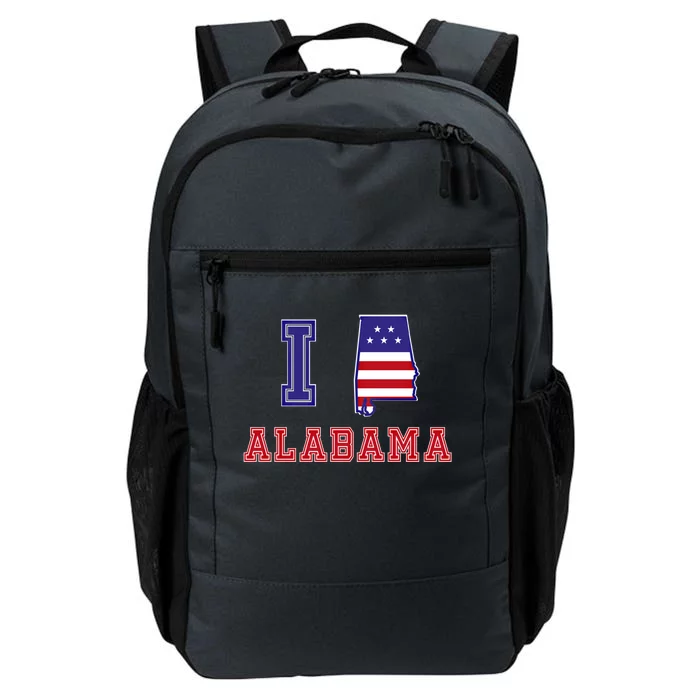 Alabama Usa Patriotic I Love Alabama Funny Gift Daily Commute Backpack