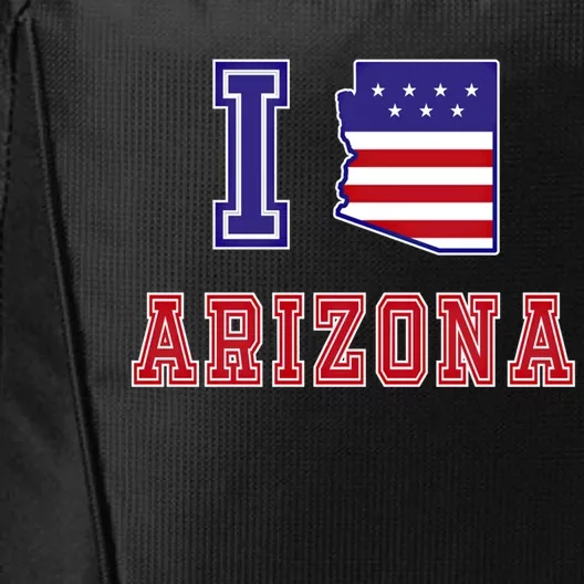 Arizona Usa Patriotic Usa Flag I Love Arizona Gift City Backpack