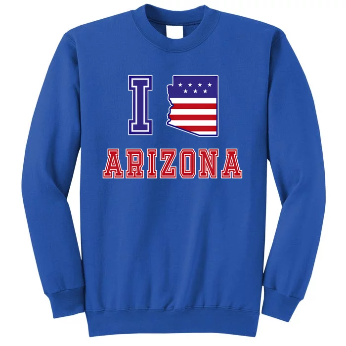 Arizona Usa Patriotic Usa Flag I Love Arizona Gift Sweatshirt