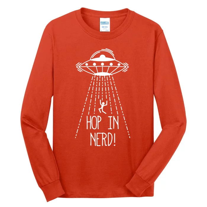 Alien Ufo Pillowcase Hop In Nerd! Tall Long Sleeve T-Shirt