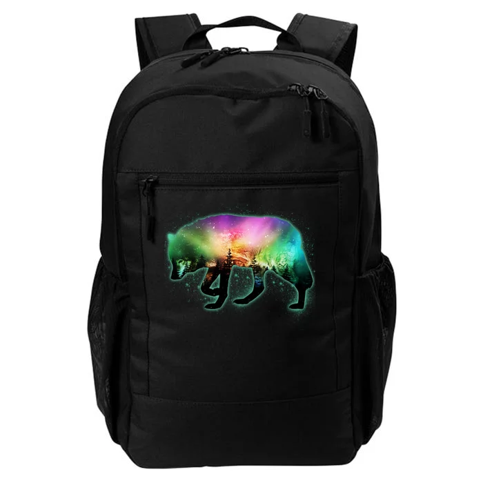 Aurora Borealis Wolf Wilderness Daily Commute Backpack