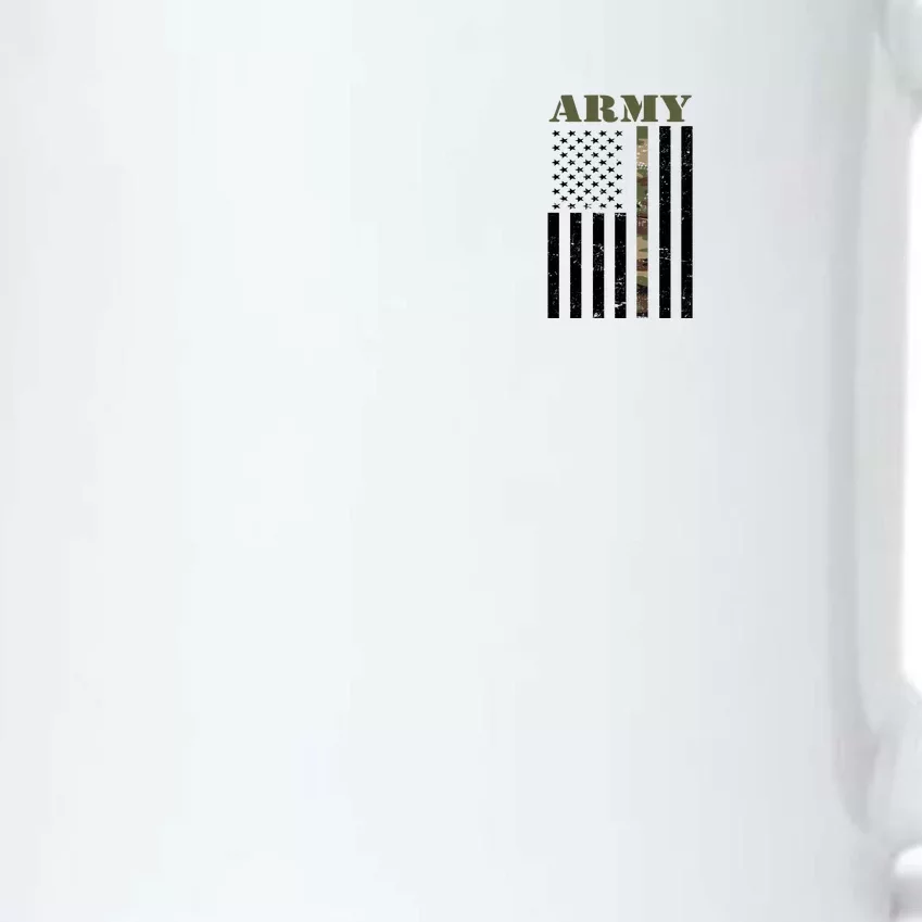 Army United States Thin Camo Line Flag Front And Back Front & Back Black Color Changing Mug