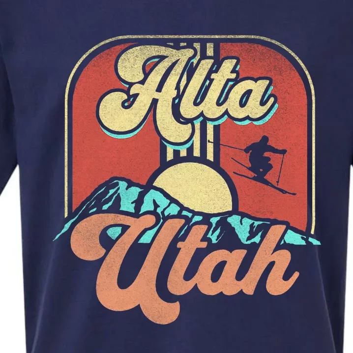 Alta Utah Ski Outdoors Sueded Cloud Jersey T-Shirt