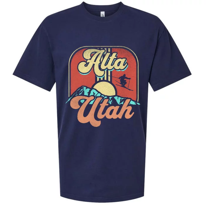 Alta Utah Ski Outdoors Sueded Cloud Jersey T-Shirt