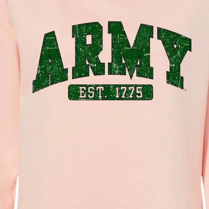 Army United States Military Retro Officially Womens California Wash Sweatshirt