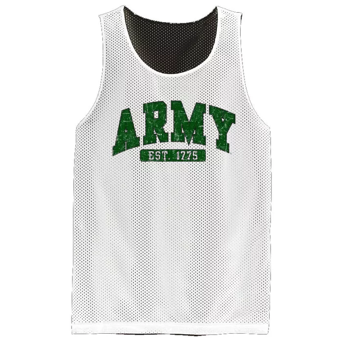 Army United States Military Retro Officially Mesh Reversible Basketball Jersey Tank