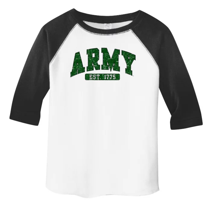 Army United States Military Retro Officially Toddler Fine Jersey T-Shirt