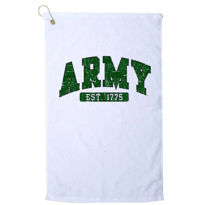 Army United States Military Retro Officially Platinum Collection Golf Towel