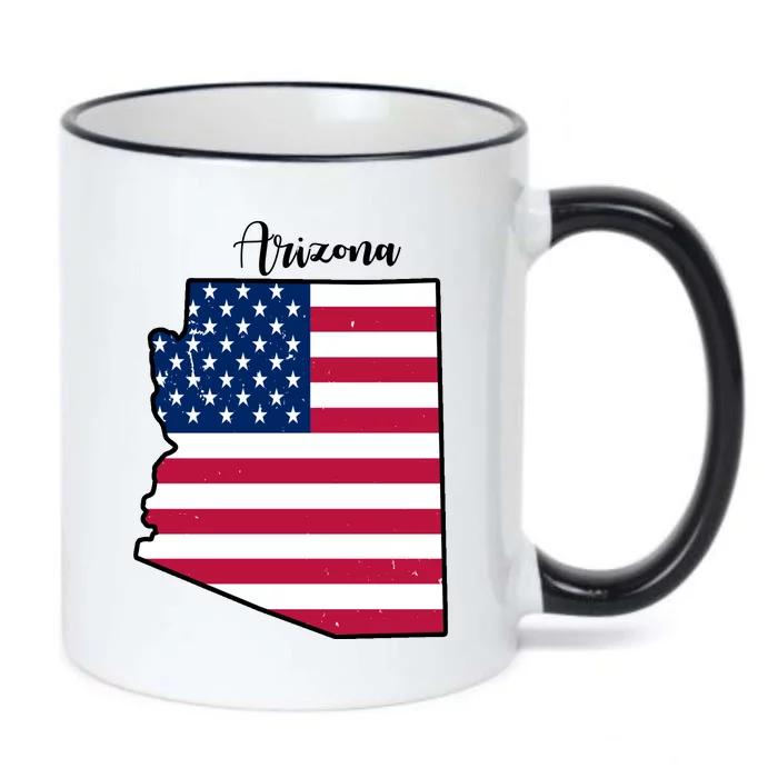 Arizona United States Map Black Color Changing Mug